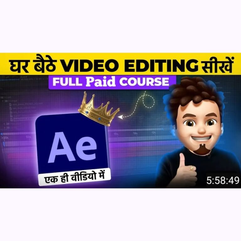 After Effects Complete Course For Beginners | After Effects Full Course A-Z